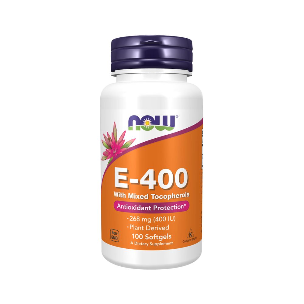 Vitamina E - 400 100 caps - Now Foods