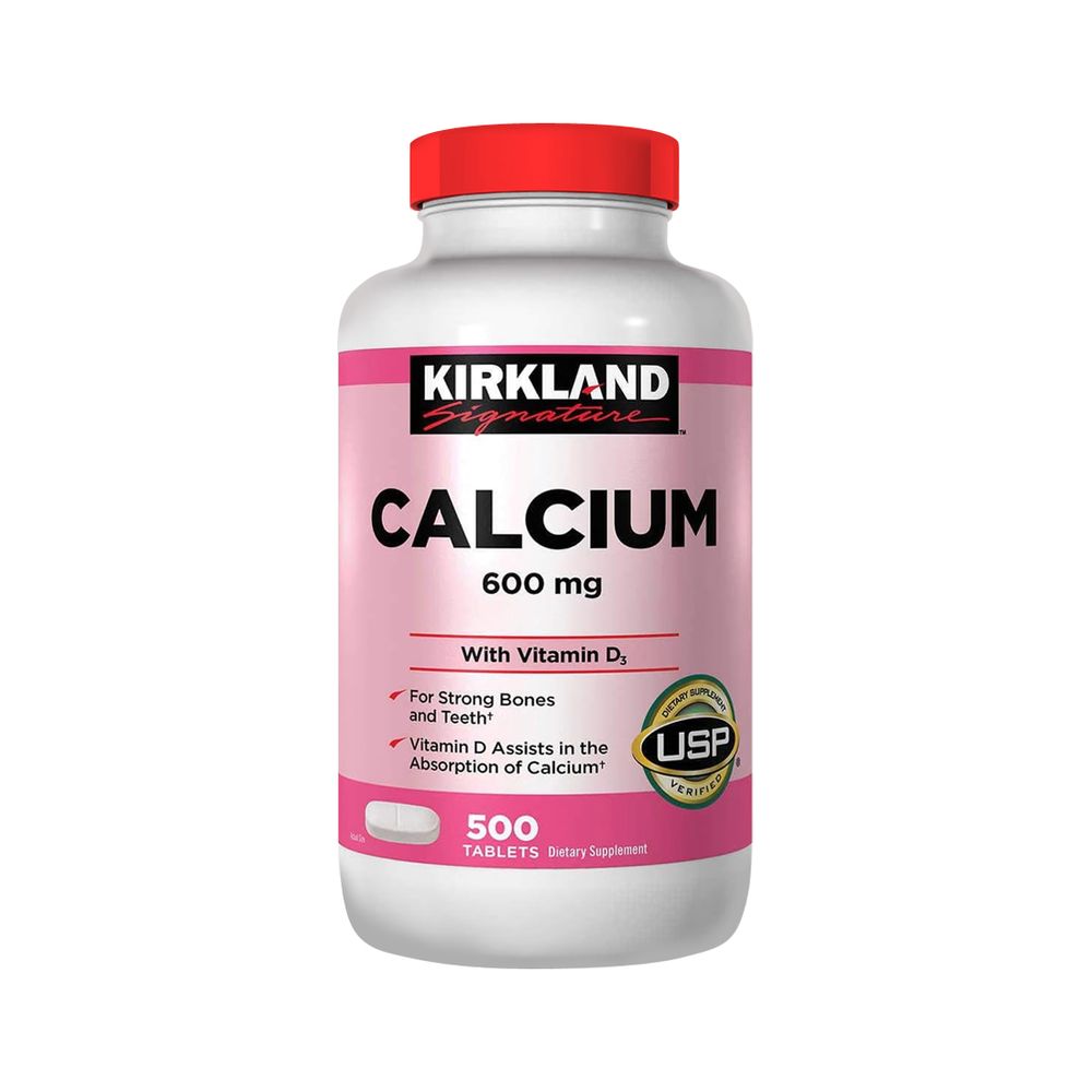Calcium 600mg  500 Tabs - Kirkland