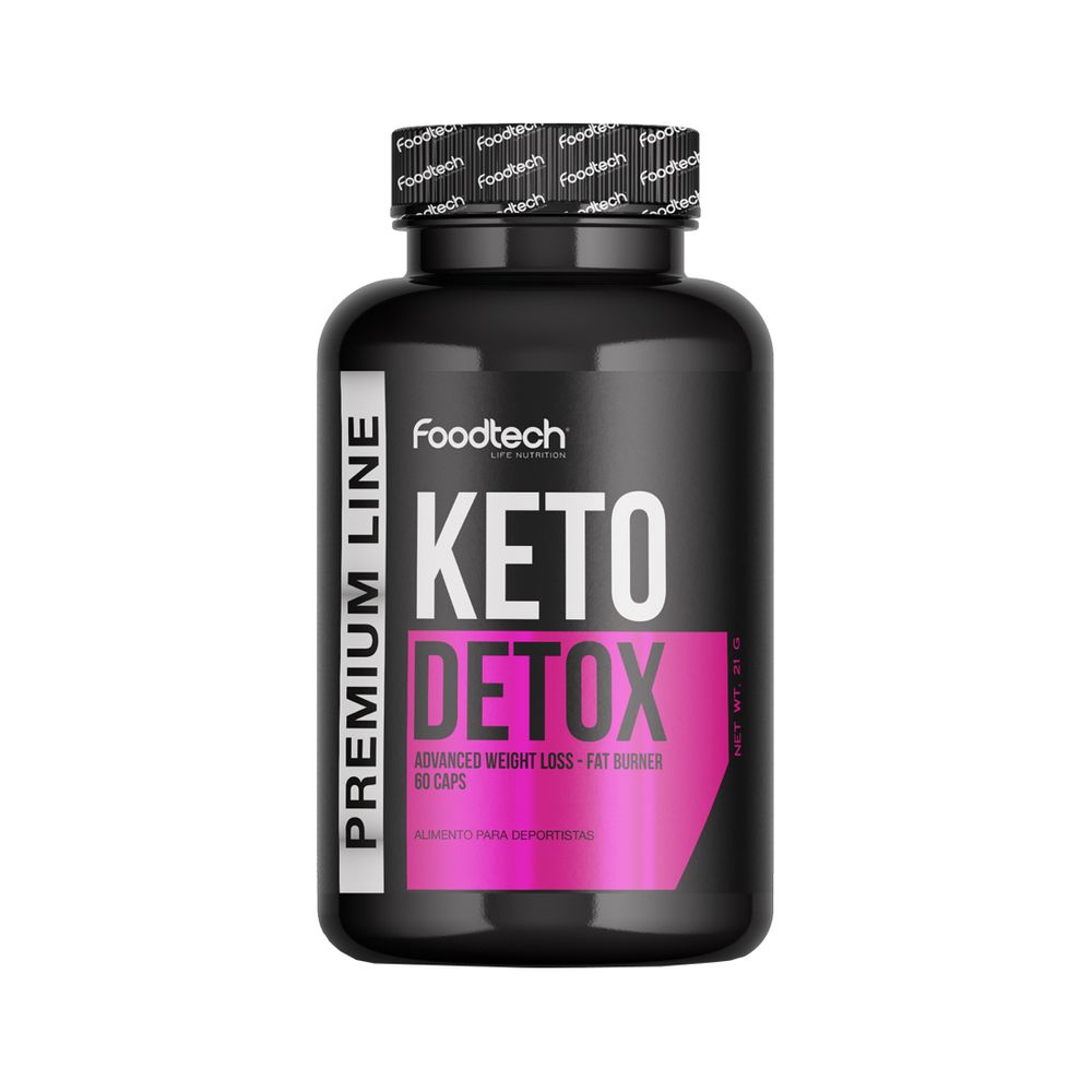 Keto Detox Quemador de Grasa 60 Caps - Foodtech