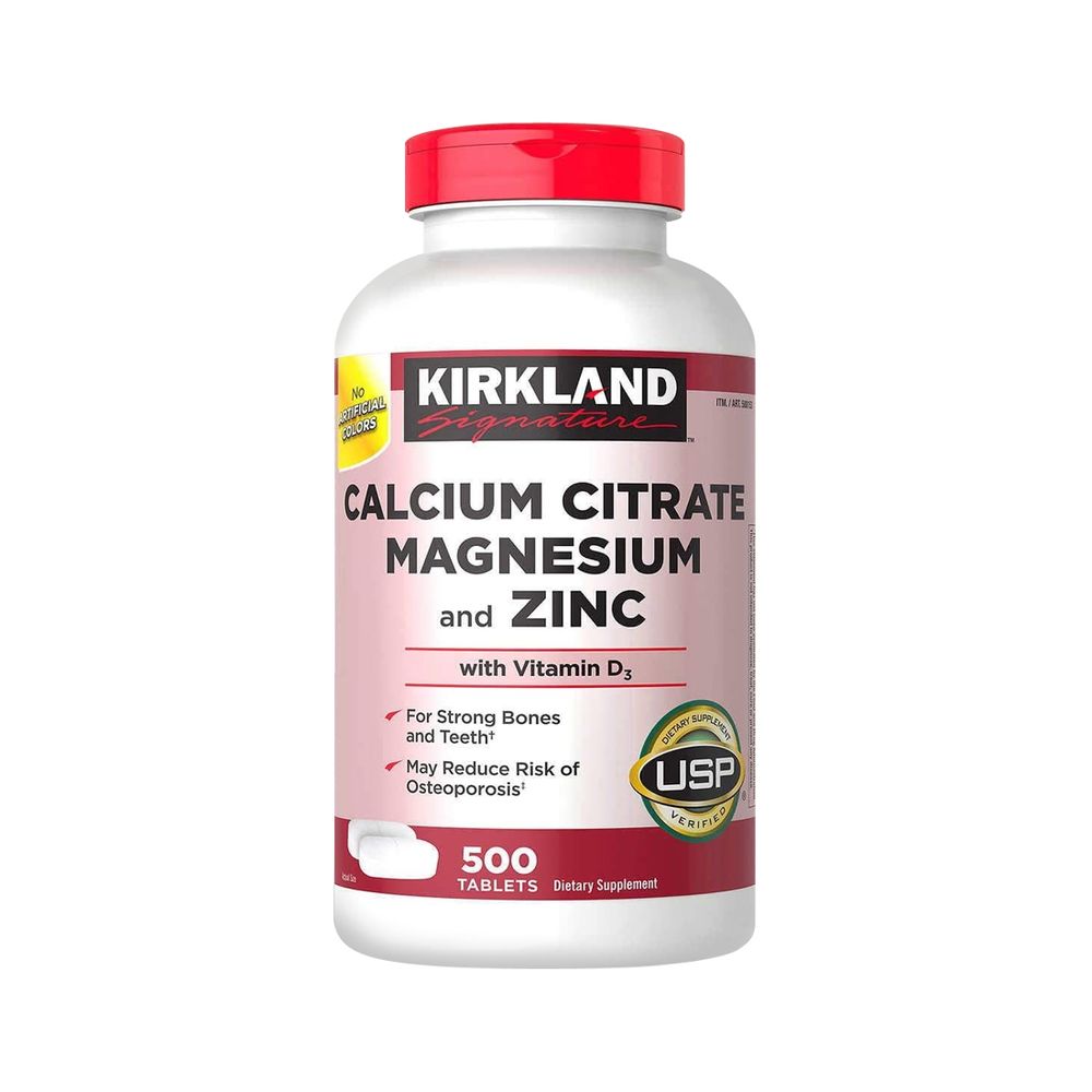 Calcium, Magnesium and Zinc 500 Tabs - Kirkland