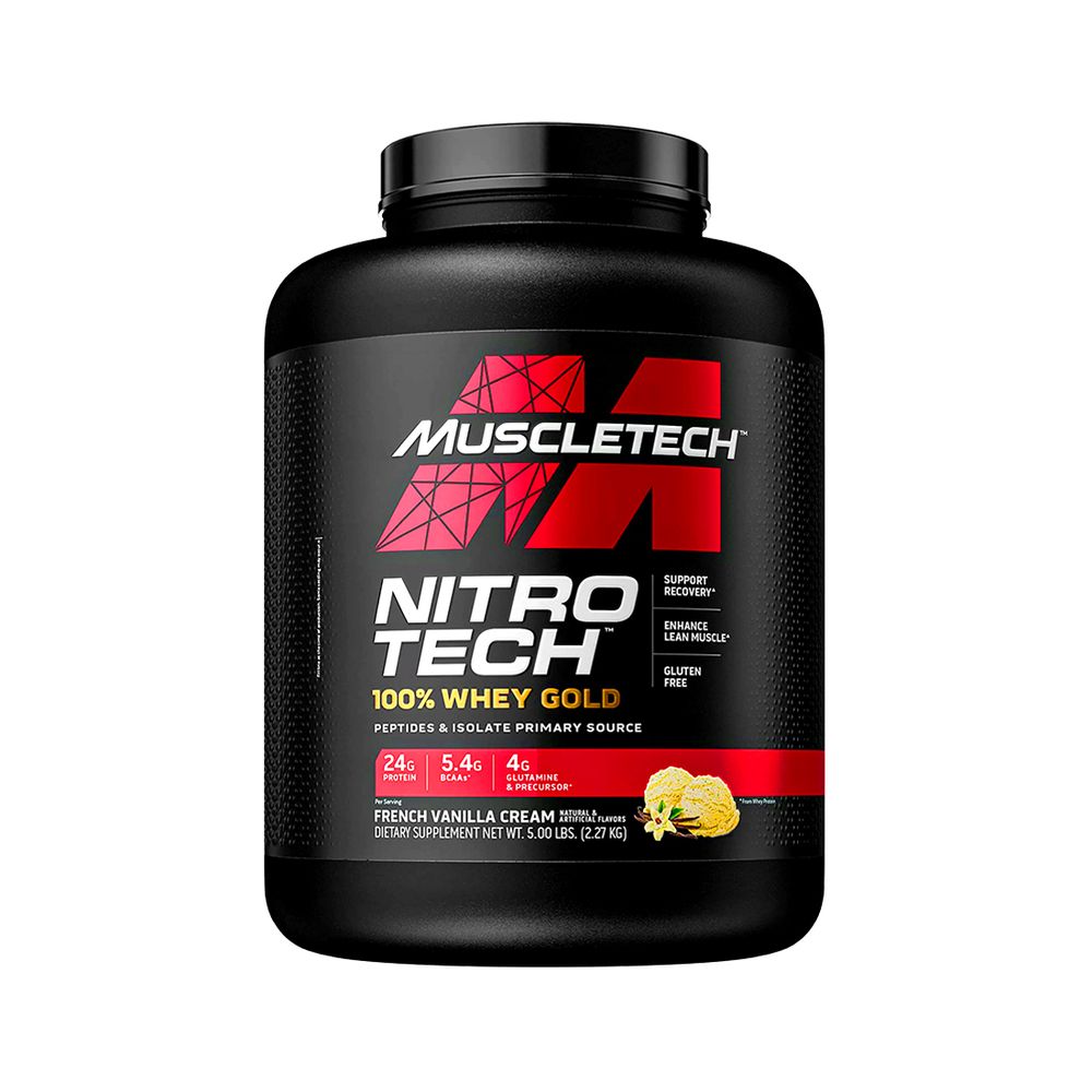 Nitro Tech 100% Whey Gold 5 lbs - Muscletech
