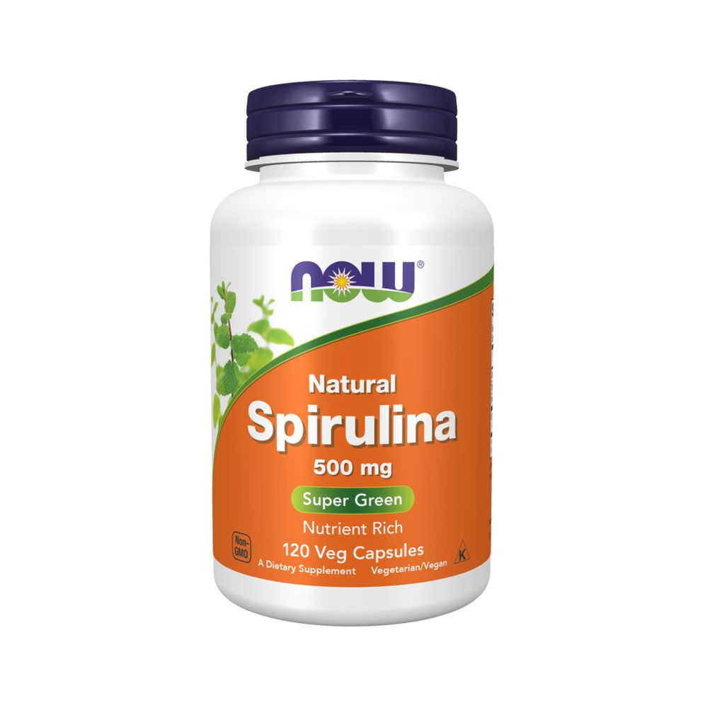 Spirulina 500 mg 120 caps - Now Foods