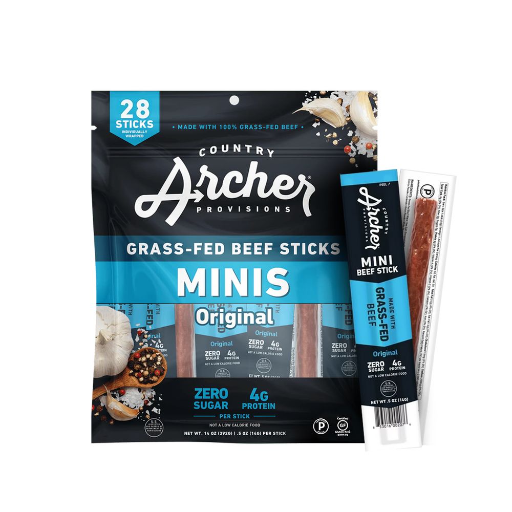 Pack Mini Beef Sticks 28 Unid - Country Archer