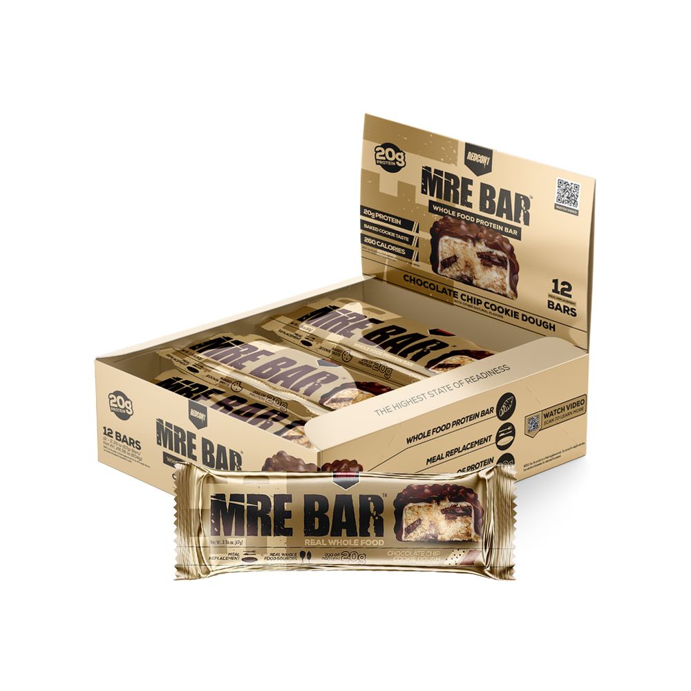 Caja MRE Protein Bar German Chocolate chip cookie - Redcon1
