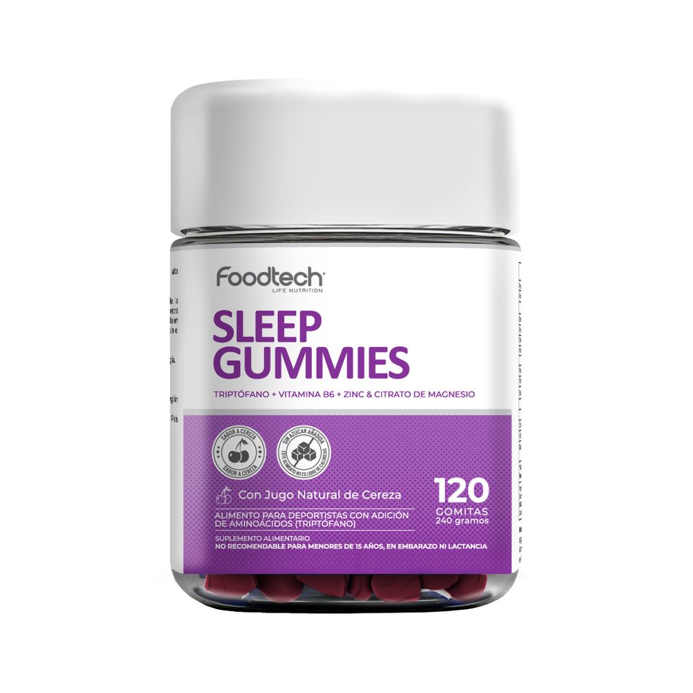 Sleep Gummies 120 unid - Foodtech