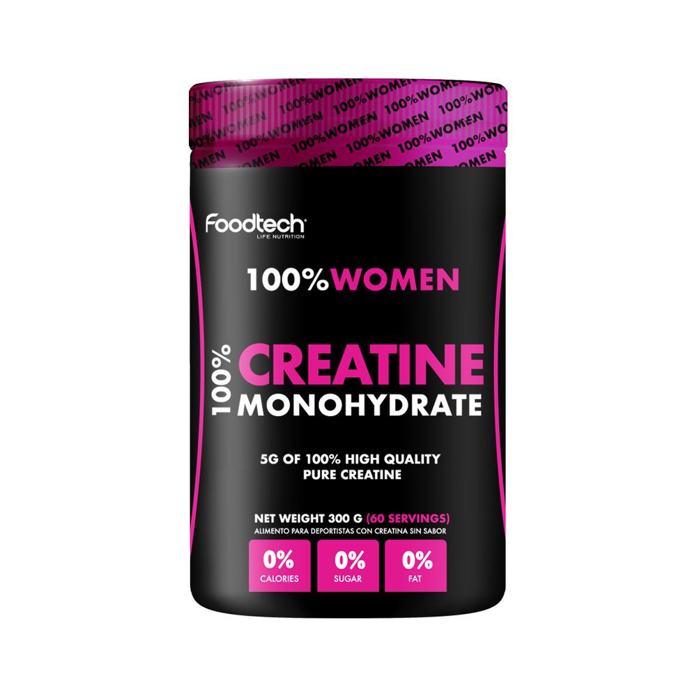 Creatine 100% Women Whey 300gr - Foodtech