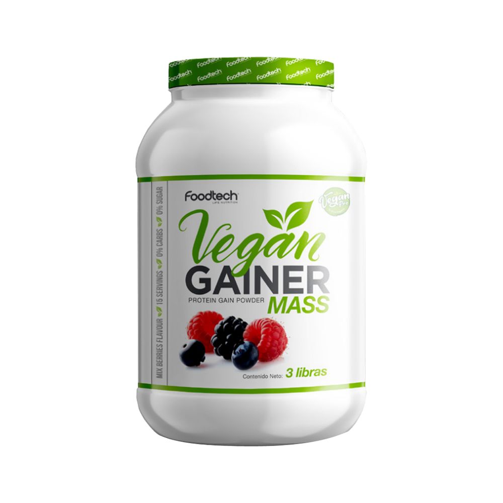 Vegan Gainer Mass 3lbs - Foodtech