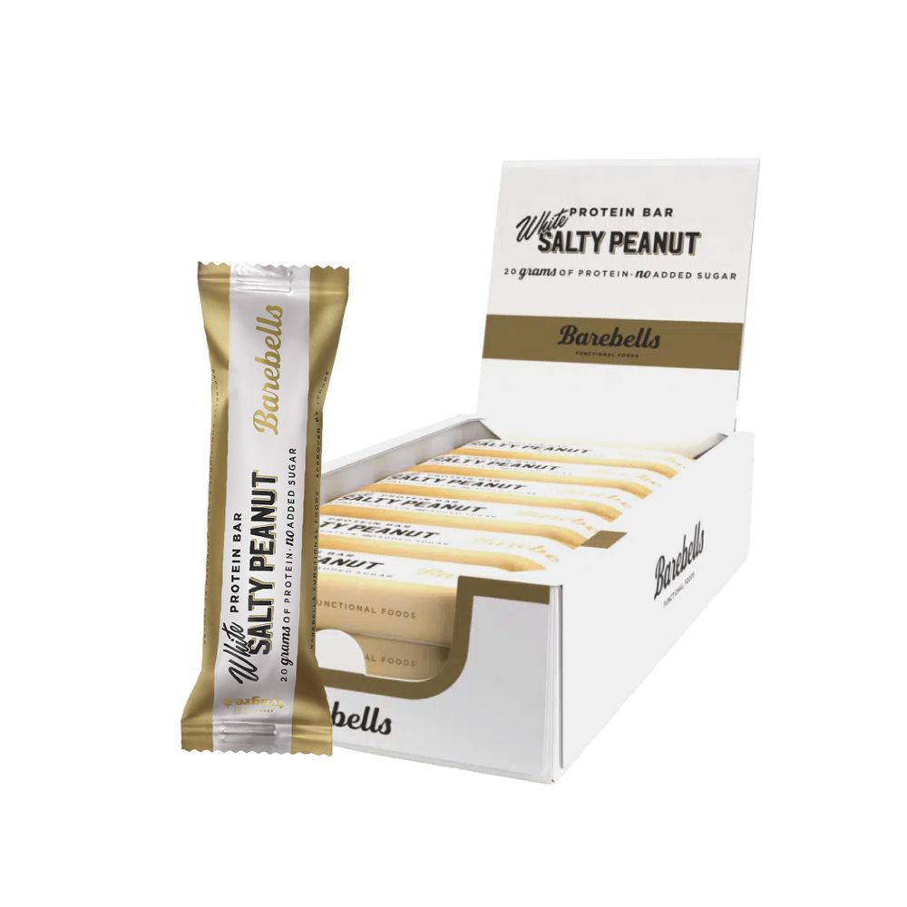 Caja Protein Bar white salty peanuts - Barebells