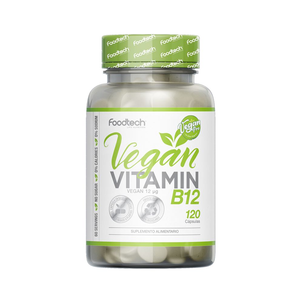 Vegan Vitamin B12 120 caps - Foodtech