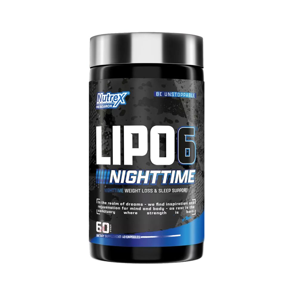 Lipo 6 Black Nighttime UC 60 Caps - Nutrex