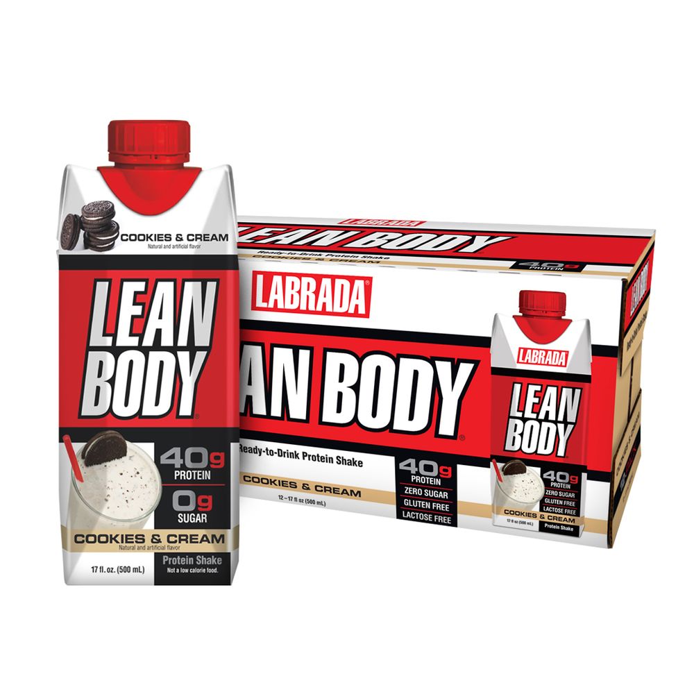 Caja Protein Shake Lean Body 12 uni- Labrada