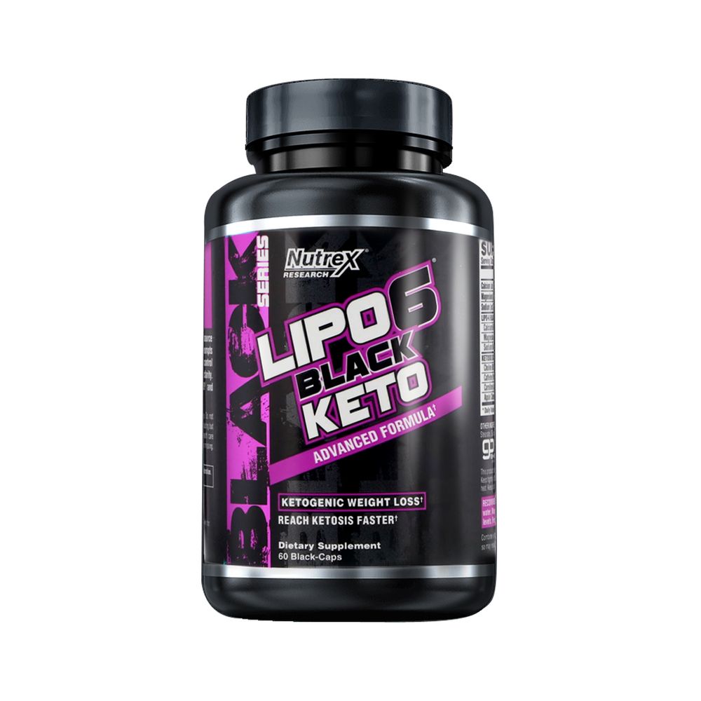 Lipo 6 Black Keto 60 Caps - Nutrex