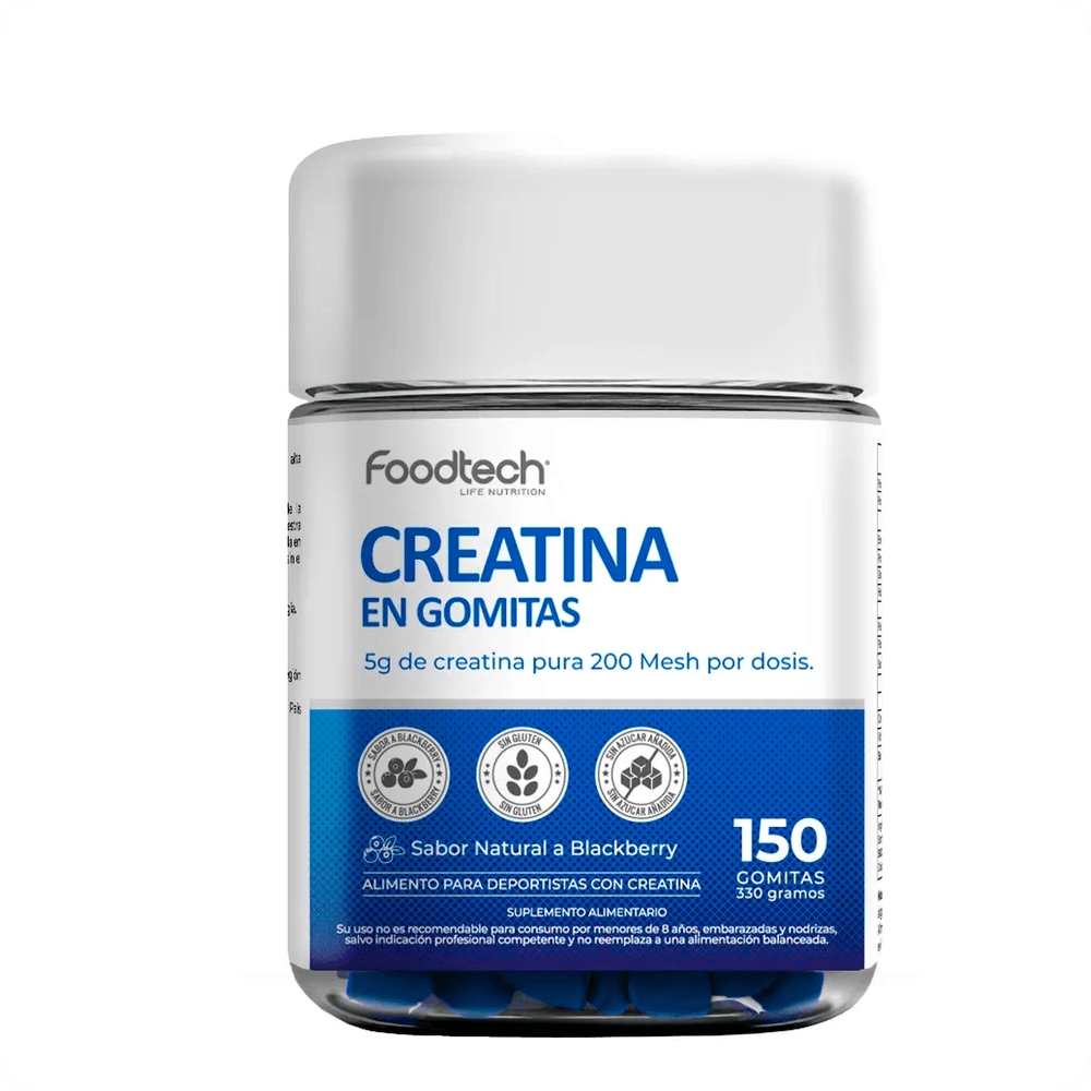 Creatina en Gomitas 150 Gummies - Foodtech