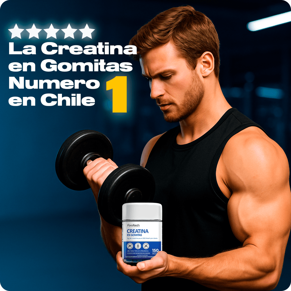 Creatina en Gomitas 150 Gummies - Foodtech