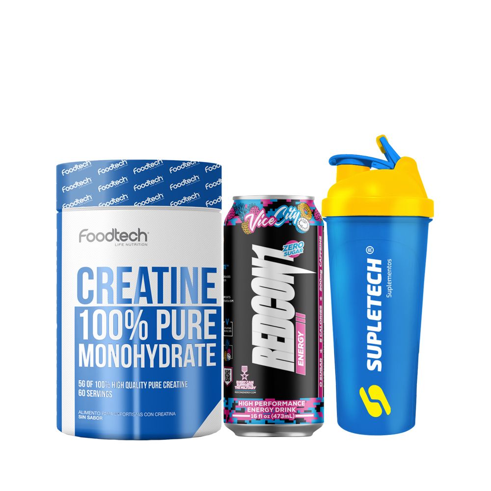 Pack 100% Creatina Foodtech