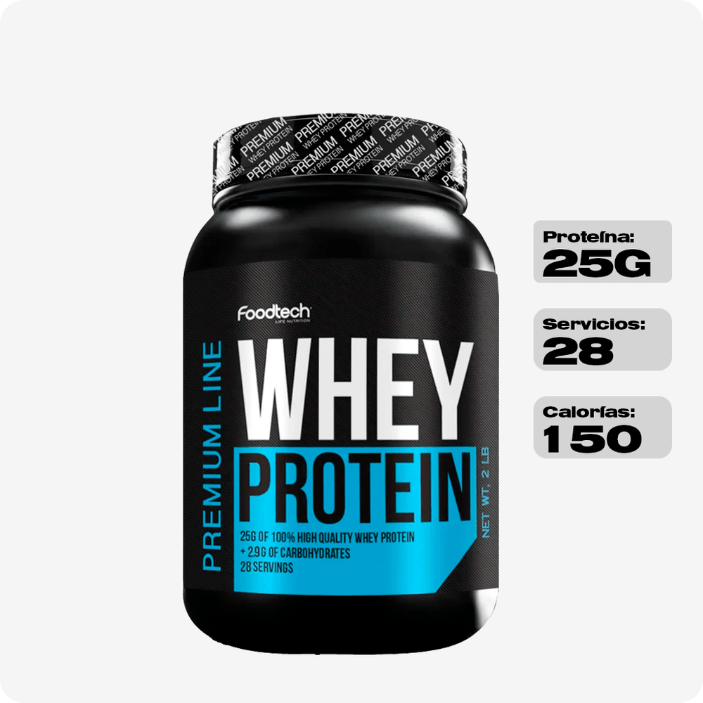 100% Whey Protein Premium Line 2lbs - Foodtech