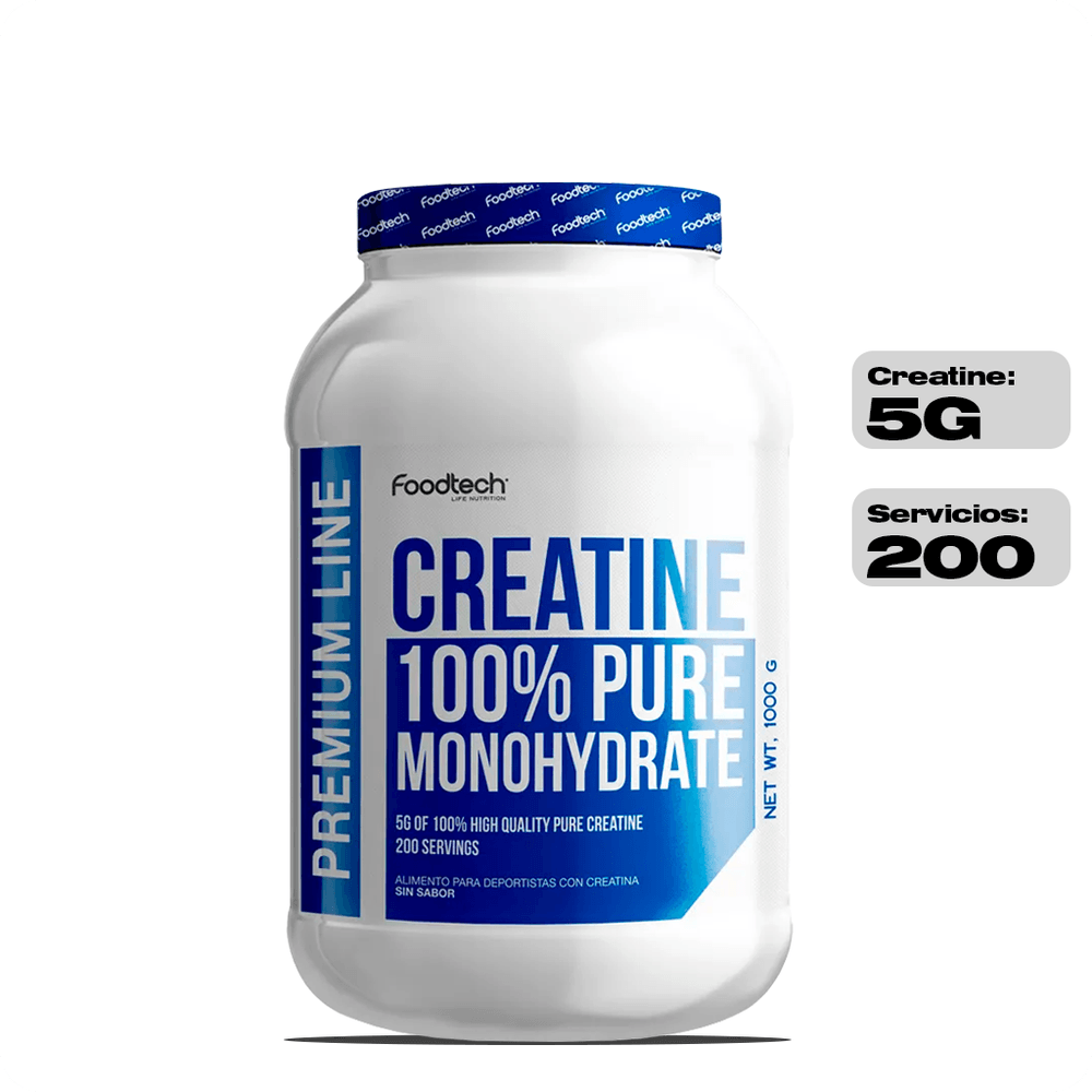 Creatine 100% Pure Monohydrate 1kg - Foodtech