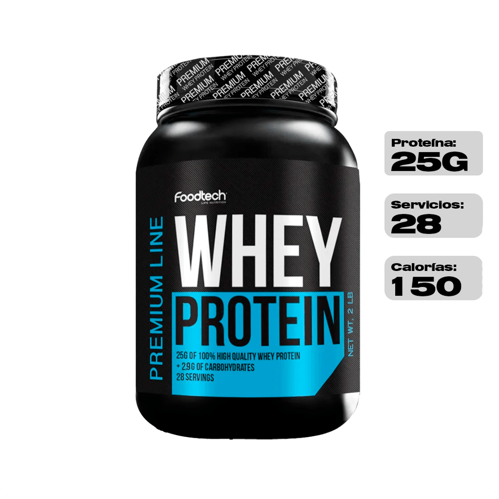 100% Whey Protein Premium Line 2lbs - Foodtech