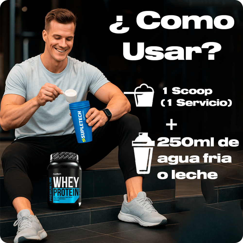 100% Whey Protein Premium Line 2lbs - Foodtech