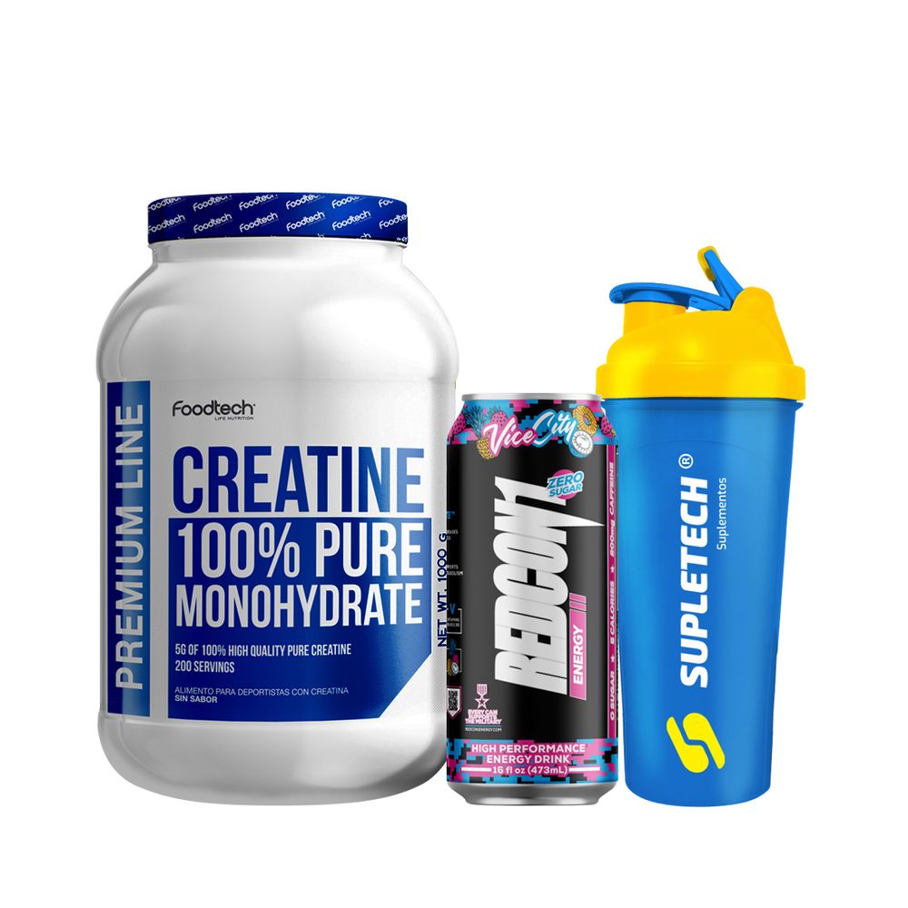 Pack Creatina Foodtech 1 kilo