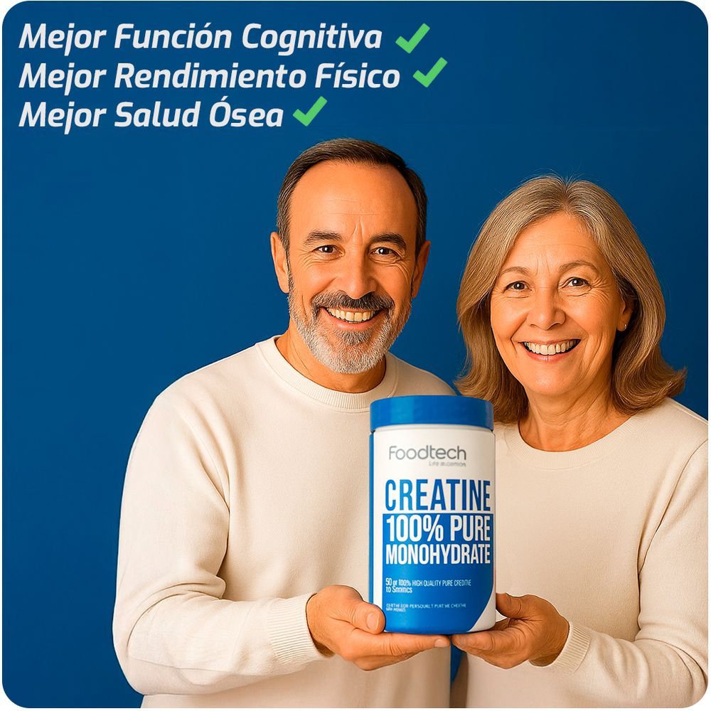 Creatine 100% Pure Monohydrated 60 svs - Foodtech