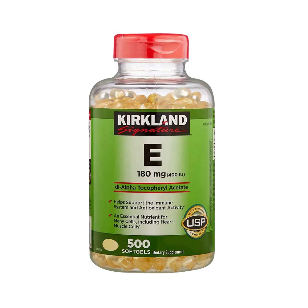 E 180mg 400 IU 500Softgel - Kirkland