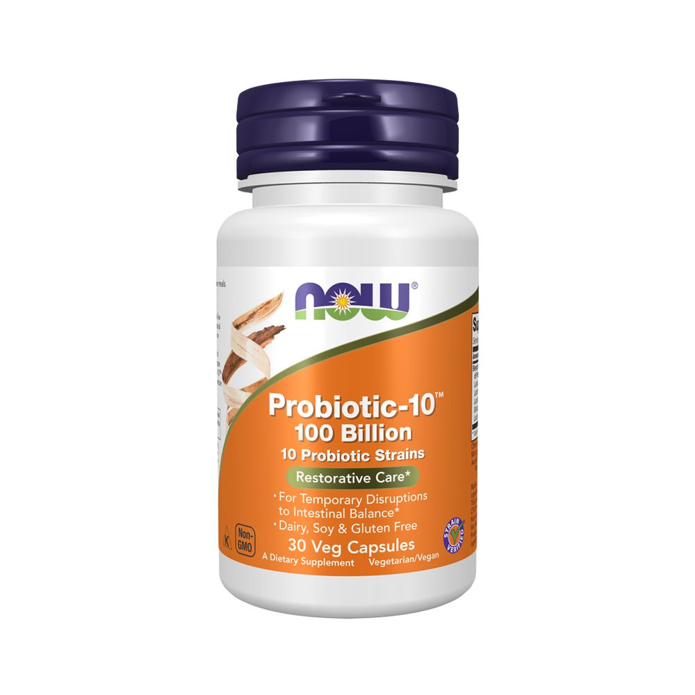 Probiotic- 10 100 Billion 30 caps - Now Foods